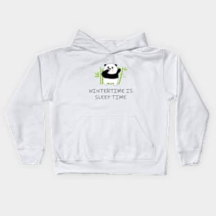 Sleepy Panda Winter Kids Hoodie